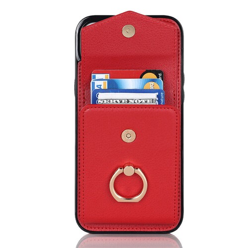 Leather Card Wallet Ring Phone Case For iPhone 11 12 13 14 15 16 Pro Max XR 8 7 - Picture 64 of 72