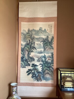 Large size hanging scroll Enjoy the beautiful views  Kakejiku Kakemono