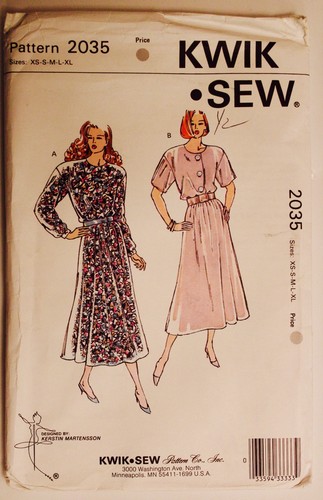 U PICK! KWIK SEW DRESS or Wardrobe Sew Pattern UC Misses & Plus Size - Picture 9 of 44