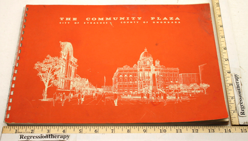 Rare 1960 City of SYRACUSE ONONDAGA COUNTY "THE COMMUNITY PLATFORM" 10x14" Plans - Picture 2 of 12