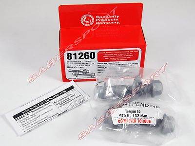 Pair SPC Peformance 81260 EZ Cam XR 14mm Adjustable Camber Bolts +/-1.75 degree