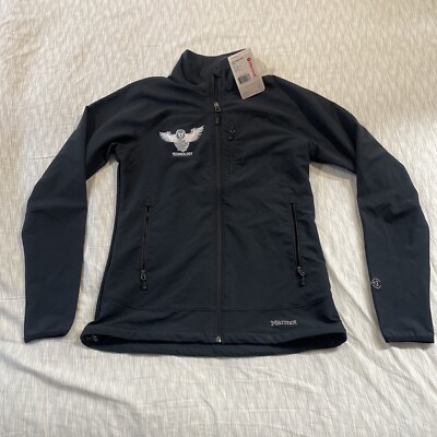 NWT Marmot M3 Tempo Jacket Women’s Sz M Full Zip Zip Pockets Stretch Logo 