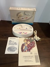 VINTAGE HOT COLD BABY FEEDING DISH GERBER ELECTRIC FOOD WARMER 488A Animals Box