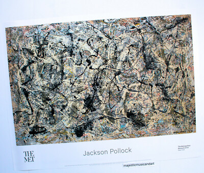 ジャクソン ポロック の作品 Number 28 のポスター JACKSON POLLOCK NUMBER 28 LARGE 2018 POLLOCK KRASNER FOUNDATION