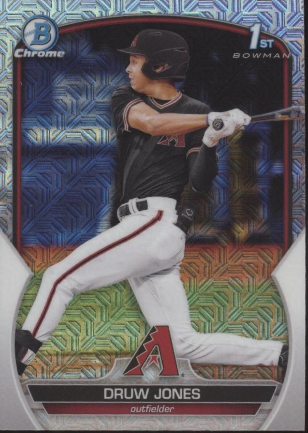 Druw Jones 2023 Bowman Chrome Mojo Refractor #BCP-25