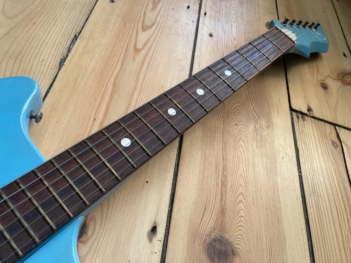 Vintage 1960s Kay K311 Teal Blue Electric Guitar Kay USA K310 | eBay