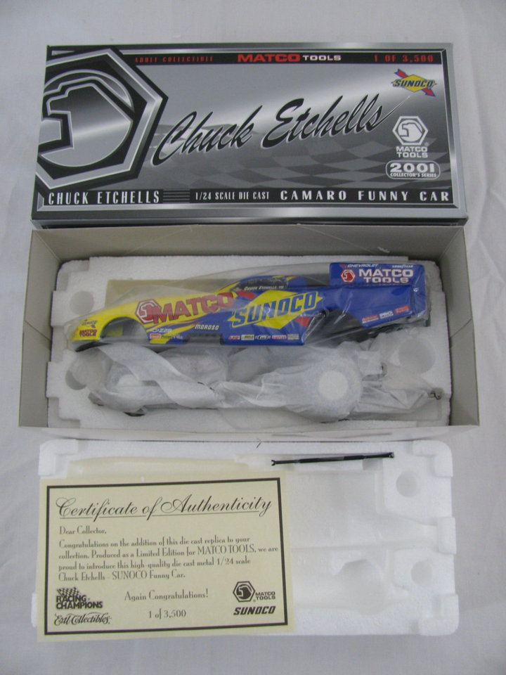 2001 Racing Champions 1/24 Chuck Etchells Matco Tools Sunoco Camaro ...