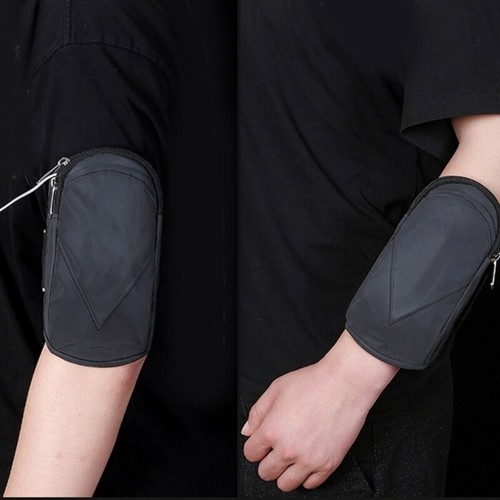 Running Armband Arm Phone Case with Key and Headphone Slot, Phone Holder Bag - Zdjęcie 6 z 8