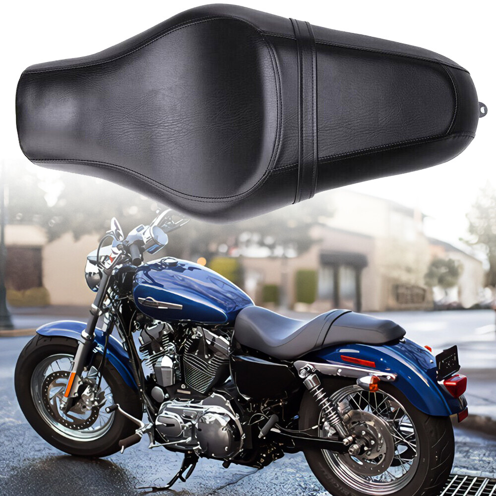 Motorcycle Driver Passenger Two Up Seat For Harley Sportster XL