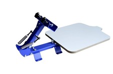 Techtongda 1 Color 1 Station Screen Printing Table Press Kit Machine Silk Screen
