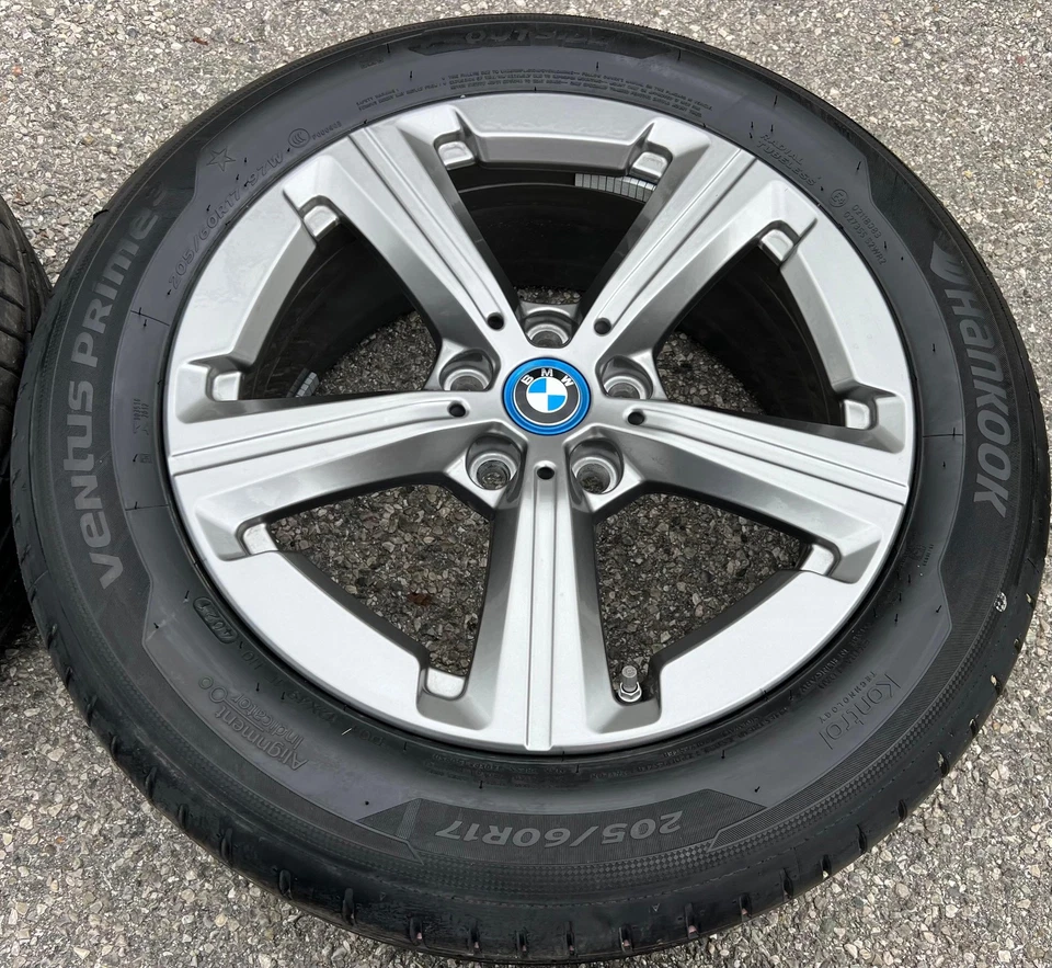 4 ORIGINAL 17" ALU SOMMERRÄDER BMW 2ER REIHE ACTIVE TOURER U06 205/60R17 97W RDK - Bild 3 von 4