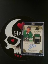 2020-21 Jason Robertson /24 The Cup Rookie Patch Auto #118 Dallas Stars RC UD