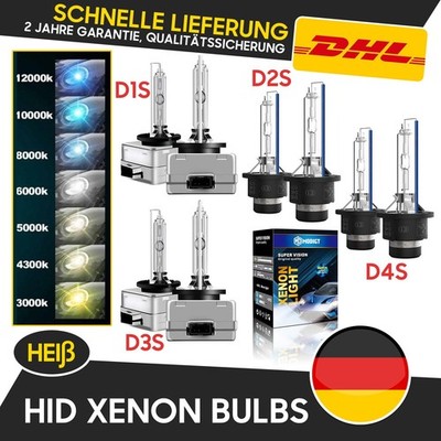 2X D1S-D4S XENON Brenner 6000K-12000K HELL SUPERVISION Lampen Lampe wei? Birne