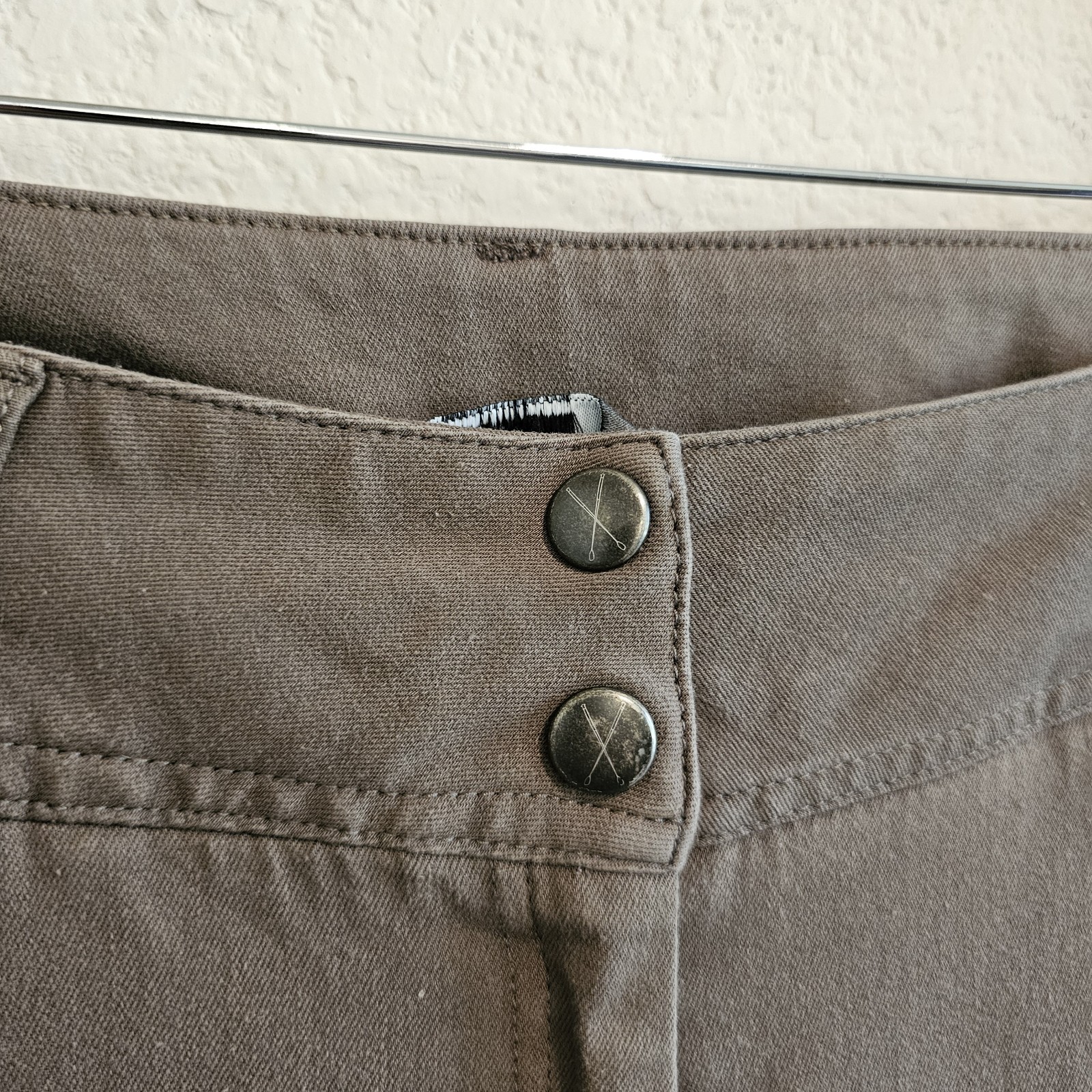 Goode Rider Silicone Horse Riding Equestrian Breech Women's Pants Brown/Tan 34R