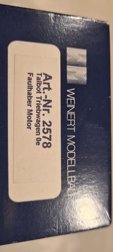 Weinert Komplettbausatz Triebwagen Talbot 0e Artikel-Nr.: 2578 | Zustand: Neu
