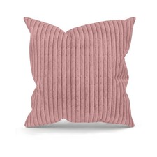 Pair Of Large Super Soft Plush Jumbo Cord Cushions 18"x18"(45x45cm) 10 + Colours