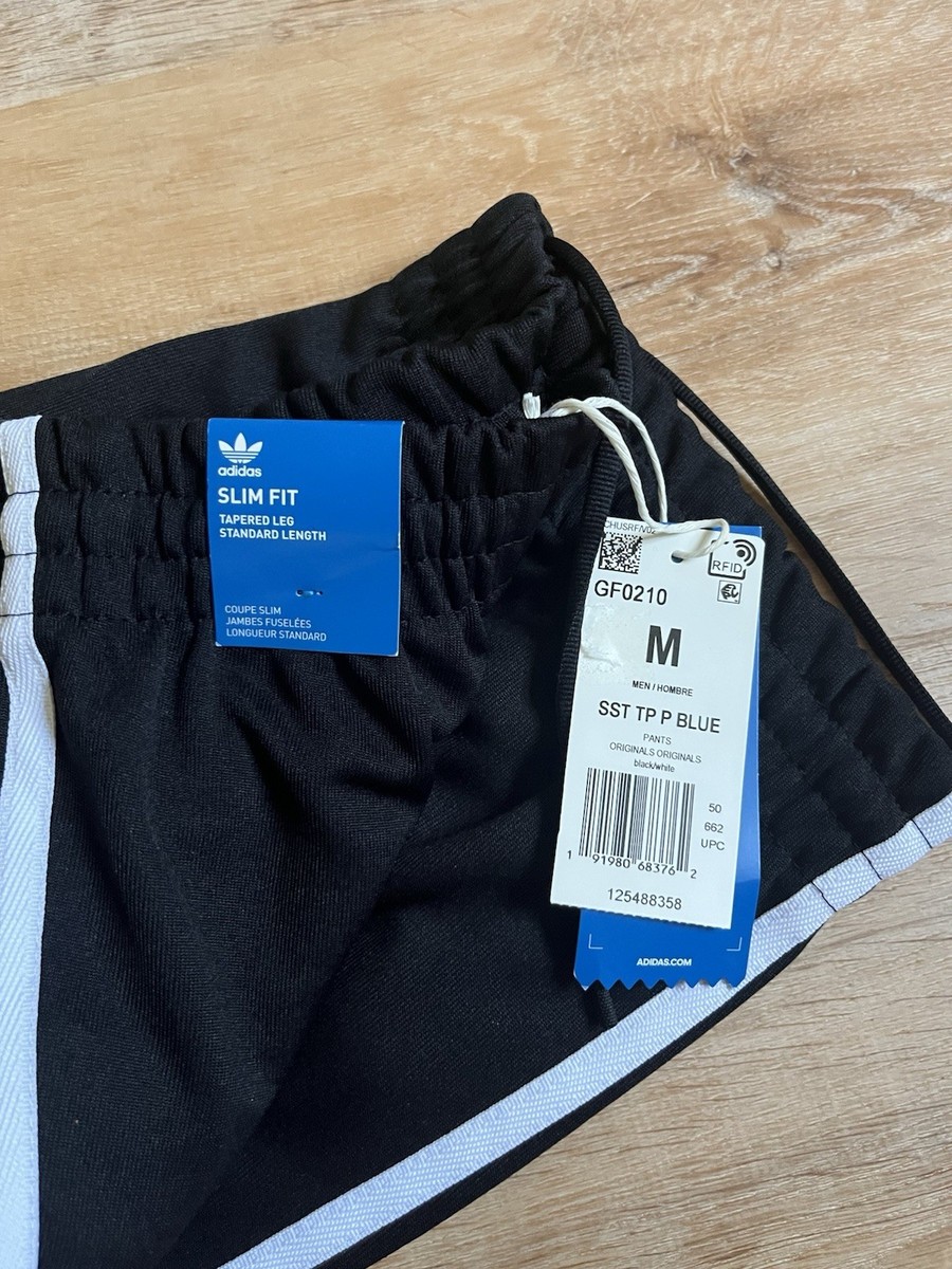 adidas Originals Men SST Superstar Tracksuit Black/White Jacket sz