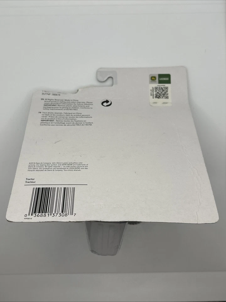 2018 JOHN DEERE 4WD TRACTOR Die Cast DUAL Wheels 37308 1:64 New Tomy - Image 2 of 4