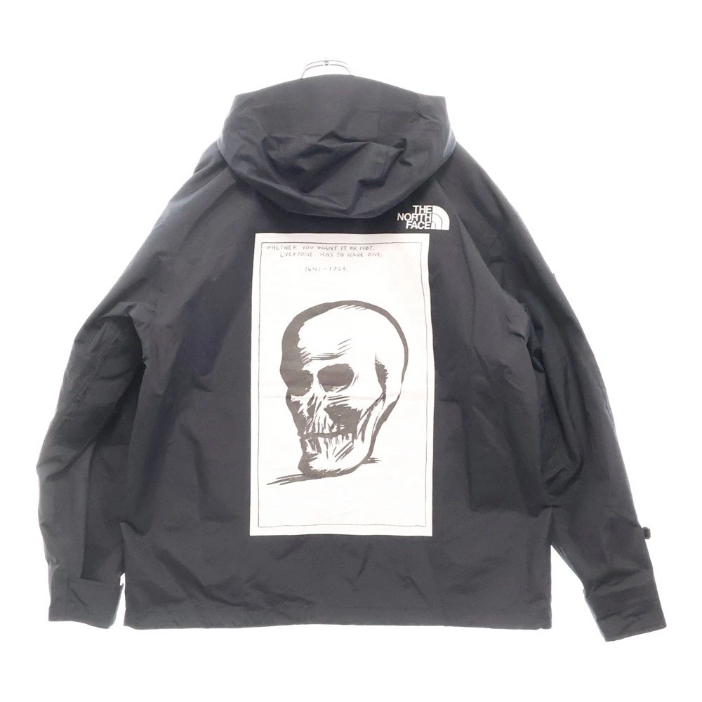 Veste de montagne Supreme 24Aw dos art imprimé capuche nylon noir Np02402I