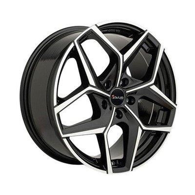 ALUFELGE AVUS AC-523 FUR SEAT ATECA 8.5X19 5X112 BLACK POLISHED RJF