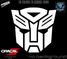 Transformers Autobot Decal Sticker Vinyl - Car Truck Window Wall Decor