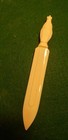 Vintage Notre Dame Letter Opener Plastic Cream Color 6” — photo 2