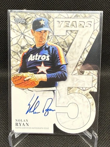 2026 Topps Nolan Ryan /75 AUTO 75 Years Of Topps Die-Cut Astros Autograph