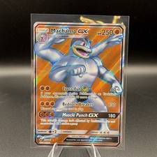 Machamp GX Full Art Holo Card 135/147 SM Burning Shadows NM/LP Condition