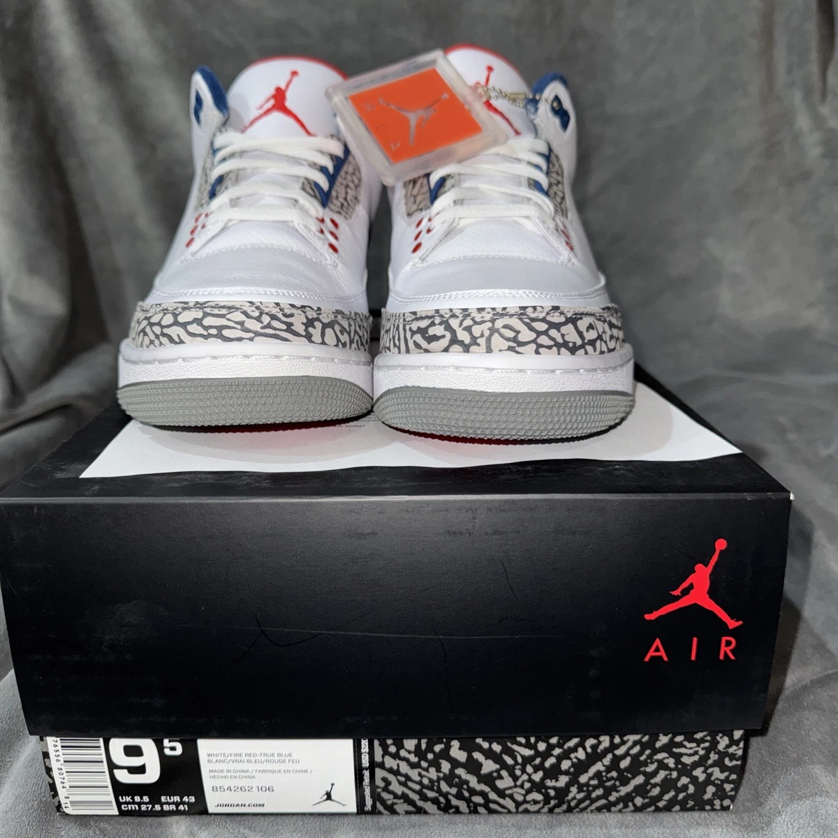 Jordan 3 Retro True Blue for Sale - Authenticity Guaranteed - eBay