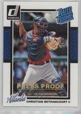 2014 Donruss Rated Rookie Press Proof Gold 21/99 Christian Bethancourt #248 sh7