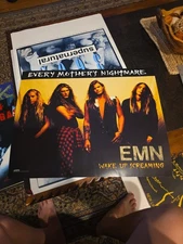 Every Mothers Nightmare Wake Up Screaming CD/Album Release Promo Poster 22x17