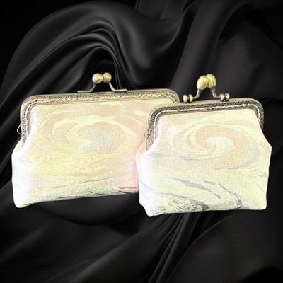 Japanese Kimono Pouch, Makeup bag, Cosmetic bag, Kimono Coin Bag