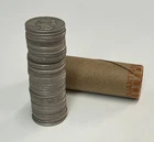 1932 - 1964 WASHINGTON 90% SILVER QUARTERS —$10 FACE VALUE—LOT OF 40 COINS/ROLL