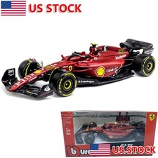 Bburago 1:43 2022 Ferrari F1-75 F1 Model Car 55 Sainz Diecast Model CAR Gift