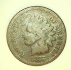 1875 Indian Head Cent G4 Details ED Full Date US Penny Circulated