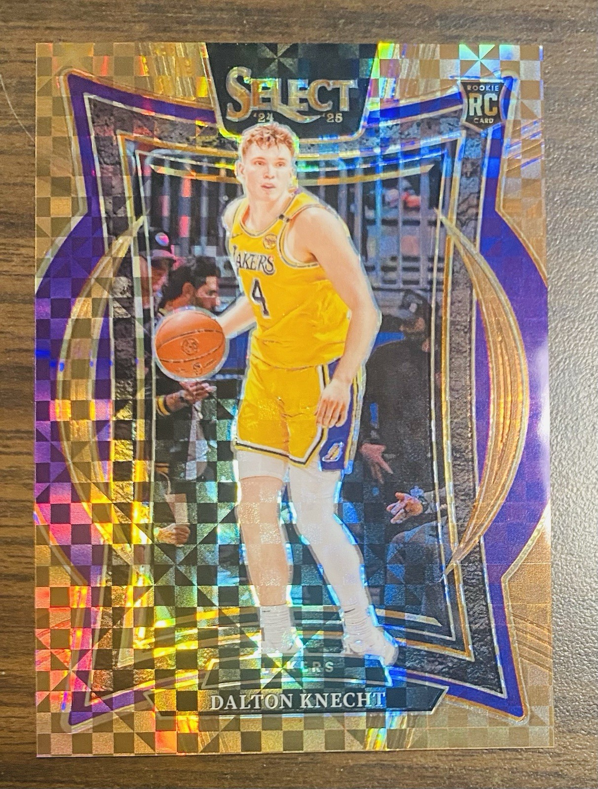 2024-25 Panini Select #91 Dalton Knecht Rookie RC Bronze Prizm /49 Lakers