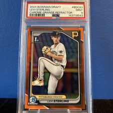 2024 Bowman Draft Chrome Levi Sterling #BDC-83 Orange Refractor /25 (RC)