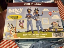 Bluey Costume for Kids Official Bluey Character Outfit Small 6/6x Chattermax New