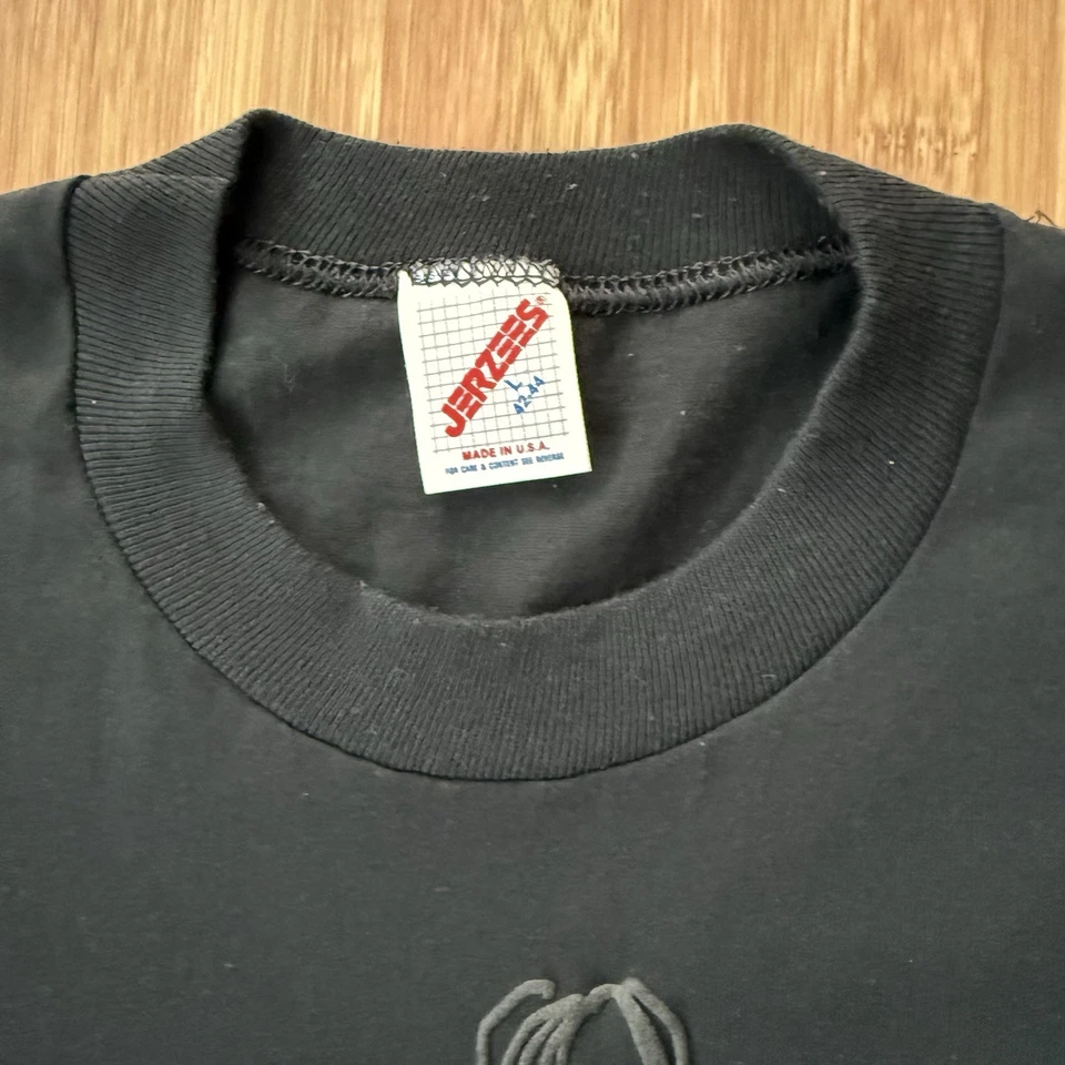 Camisa De Ballet De Colección Ciudad de Nueva York Para Hombres Grande Negra Línea Contorno Arte Jerzees EE. UU. Foto 3 de 4