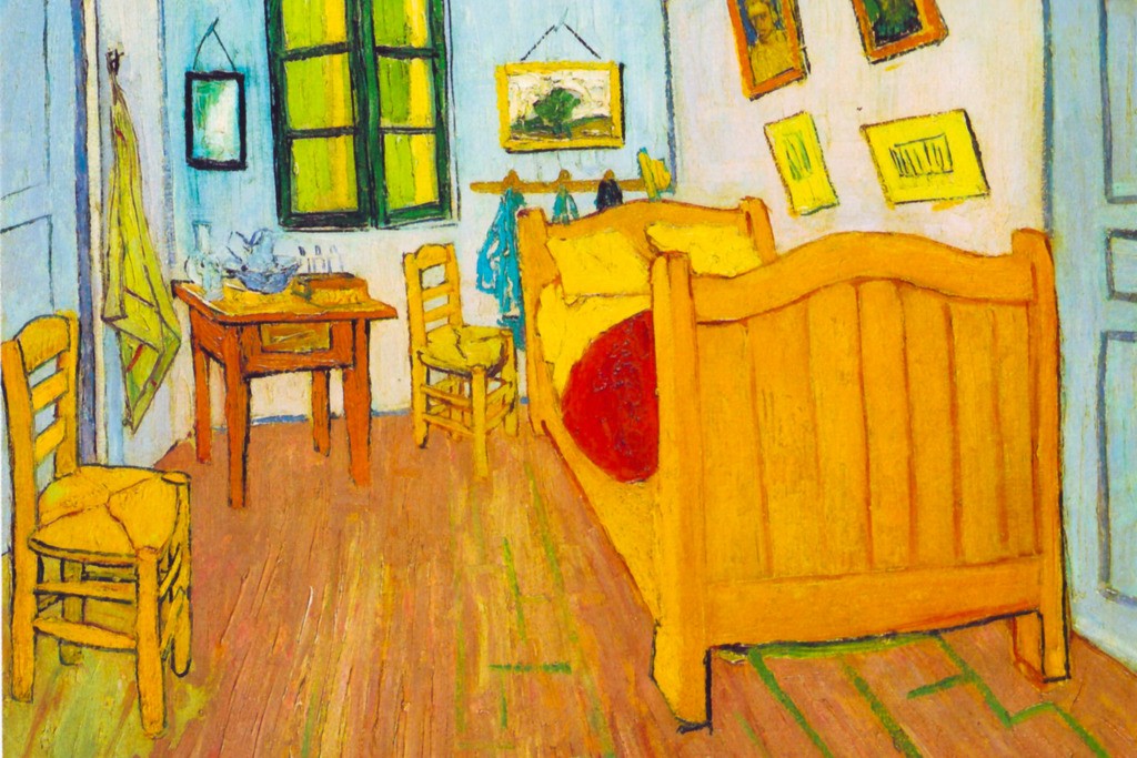 Vincent van Gogh Bedroom in Arles Post Impressionist Painting