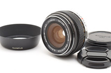 Olympus OM-System G.Zuiko Auto-W 28mm f/3.5 MF Lens Near Mint w/Hood Japan 9485