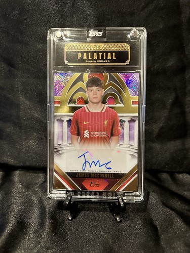 Topps Liverpool Palatial James McConnell Autograph Card 8/15