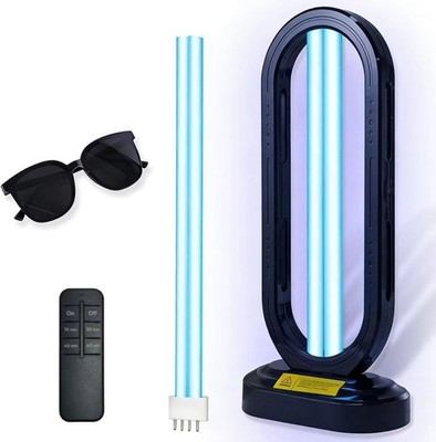 UV LIGHT BED BUG KILLER w/Spare Bulb UV-C SANITIZER/ OZONE GENERATOR
