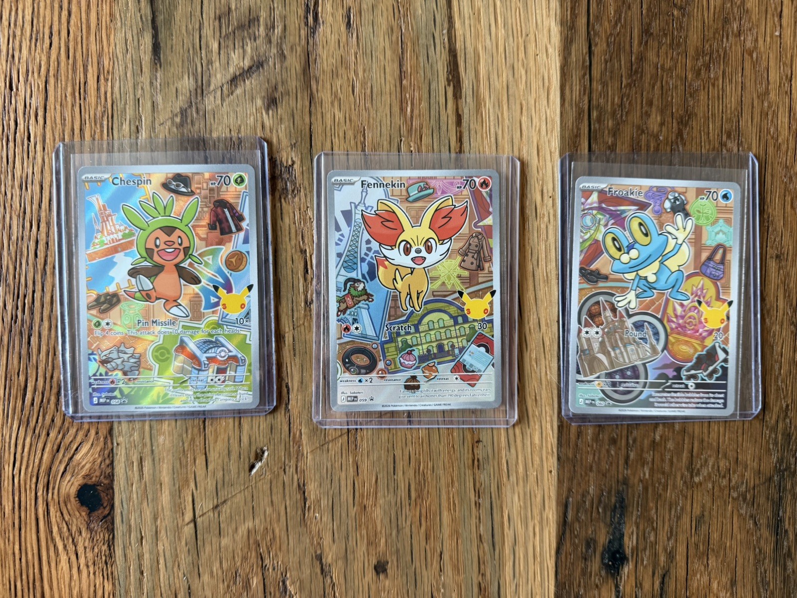 Pokémon First Partners Series 3 Kalos Starters: Chespin, Fennekin, & Froakie