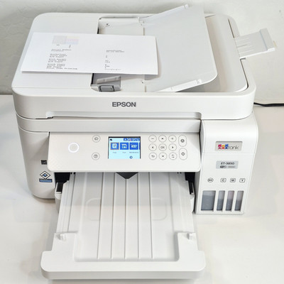 Epson EcoTank ET-3850 Wireless All-In-One Printer  w/ AC - 250 PAGE COUNT!