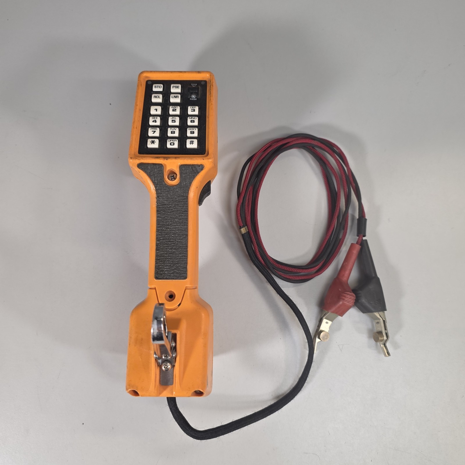 Harris Dracon TS22A Handset Linemen Telephone Test Butt Set Two Way Speakerphone