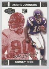 2007 Co-Signers Red Changing Faces Gold 48/399 Sidney Rice Andre Johnson HOF 0l2