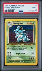 1999 Pokemon Jungle 1st Edition Nidoqueen Holo 7/64