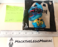 2022 McDonalds Disney Stitch Cool Stitch 3 Plush Happy Meal Toy Sealed