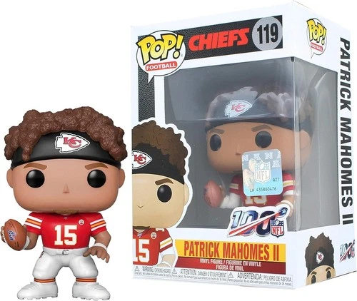Funko POP! NFL Patrick Mahomes II Kansas City Chiefs 119 Football Vinyl Figure